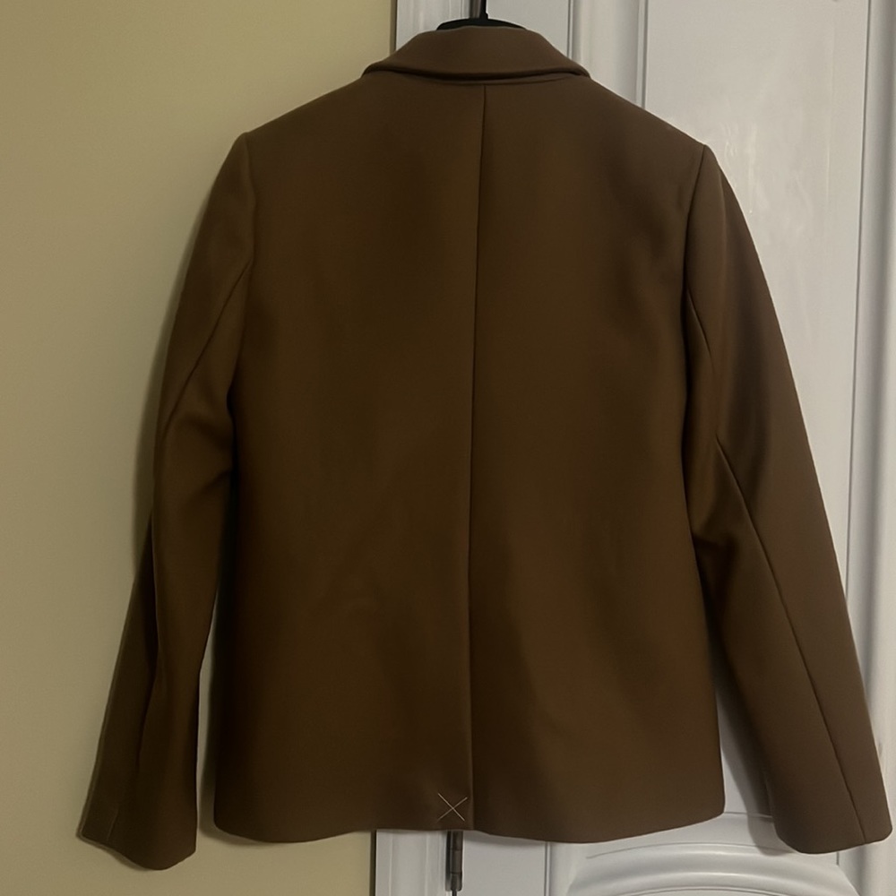 NWT- 0 -J.Crew Wool Melton Short Peacoat - $298 - Picture 5 of 8